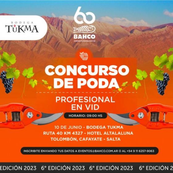 En Cafayate se realizará la 6ta edición del Concurso de Poda Profesional de Vid